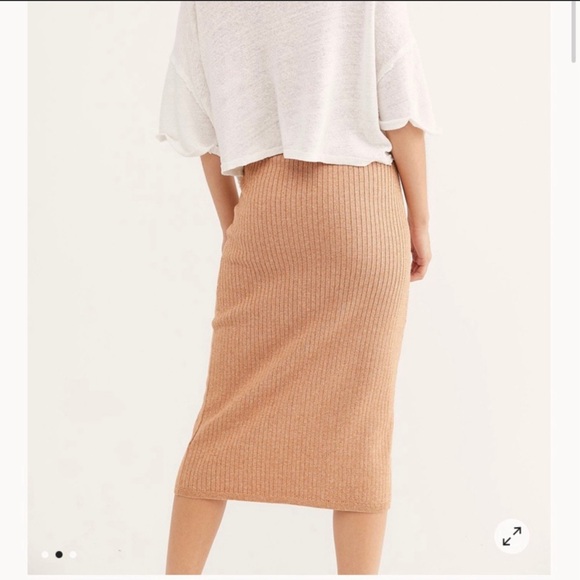 Free People Skyline Midi Skirt - Picture 7 of 8